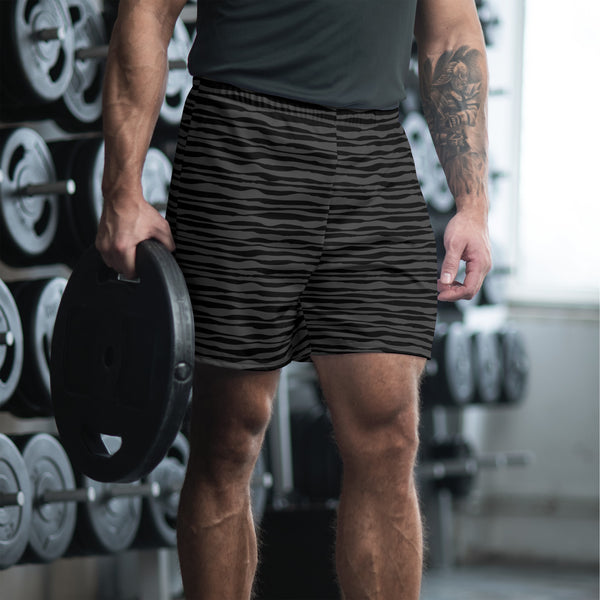 Dark Waves Athletic Shorts